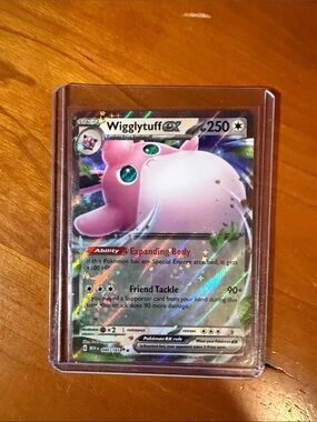 Pokemon Wigglytuff ex Holo Pink and White Collector Card